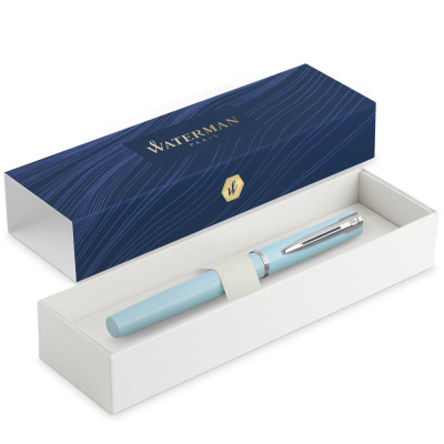 Ручка перьевая Waterman ALLURE Pastel Blue CT FP F (13 315) Винница - изображение 3