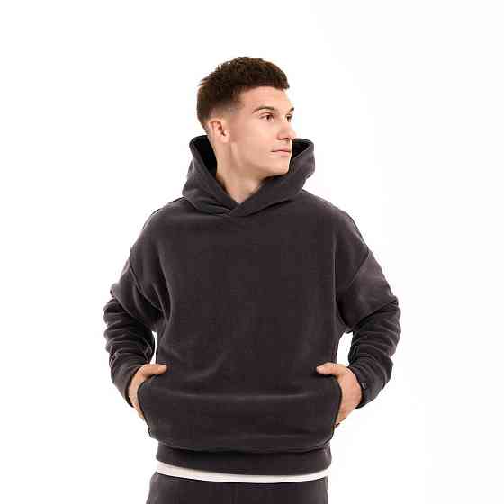 Темно-серый костюм зимний флисовый зимний. Мужской теплый костюм Pobedov Mariot Киев