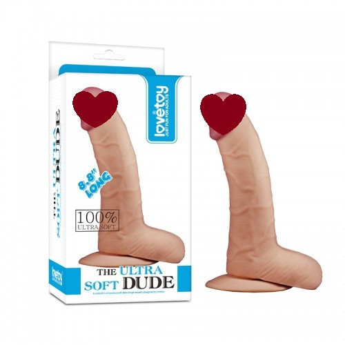Фалоімітатор - The Ultra Soft Dude 8.8" Sex Aura Київ - фото 1