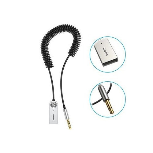 Аудіо Bluetooth 5.0 приймач Baseus BA01 Wireless Bluetooth Transmitter з USB і 3.5мм AUX роз'ємами (Чорний) Николаев - изображение 2