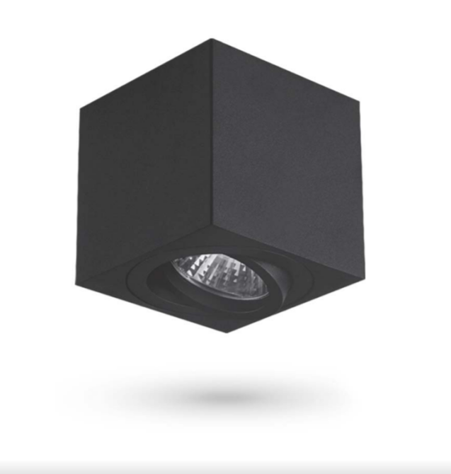 LED Світильник накладний під лампу GU10 чорний VL-SPF01-B Videx Житомир - изображение 3