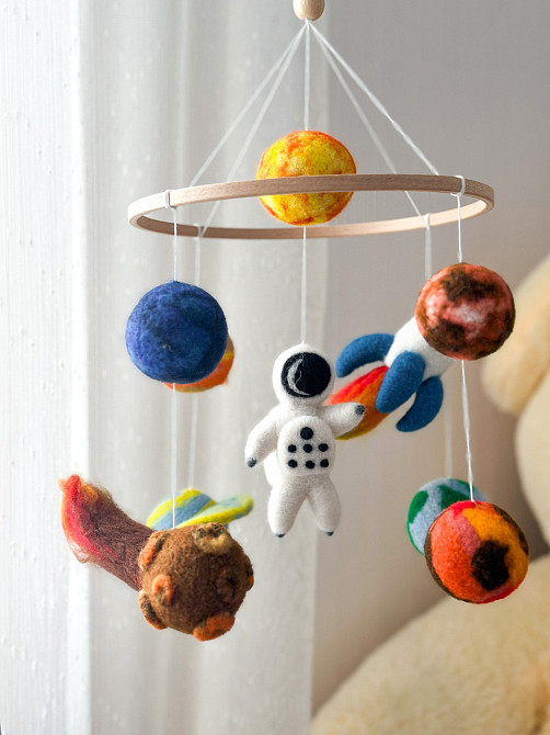 Дитячий мобіль на ліжечко «Космічний» Київ - фото 6