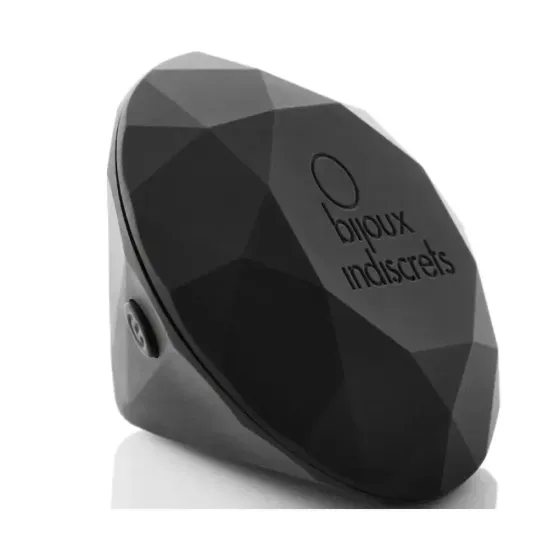 Вибратор для клитора Bijoux Indiscrets Diamond в форме алмаза, черный, 6.5 см Sex Aura Киев