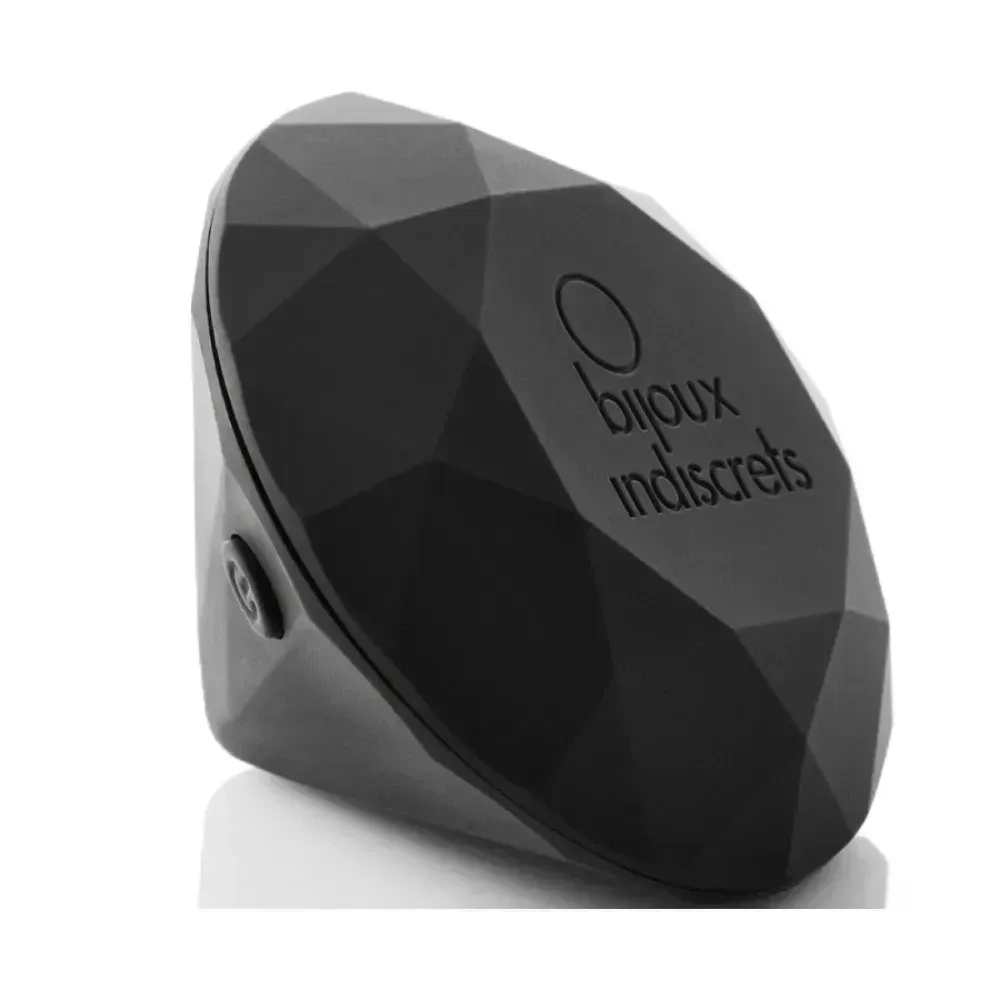 Вібратор для клітора Bijoux Indiscrets Diamond у формі діаманта, чорний, 6,5 см Sex Aura Київ - фото 3