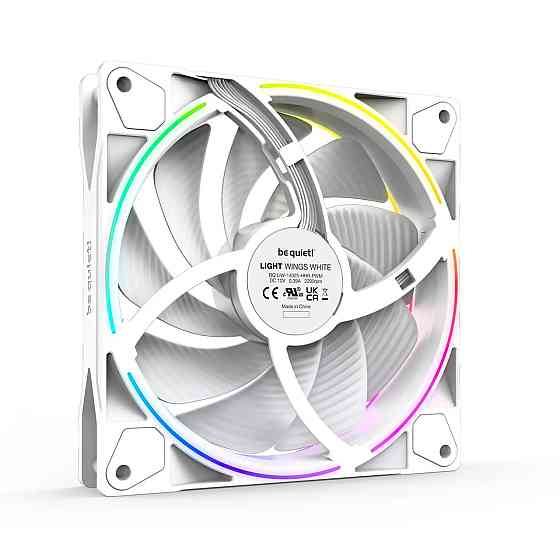 Вентилятор be quiet! Light Wings 140mm PWM High-Speed 3-Pack White (BL103) ( 16272 ) Харків