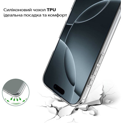 Чехол для мобильного телефона BeCover Apple iPhone 17 Transparent (713757) Винница - изображение 4