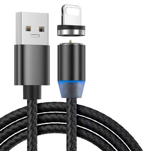 Кабель USB Lightning Havit HV-CB6163 магнітний 1м чорний Житомир - фото 1