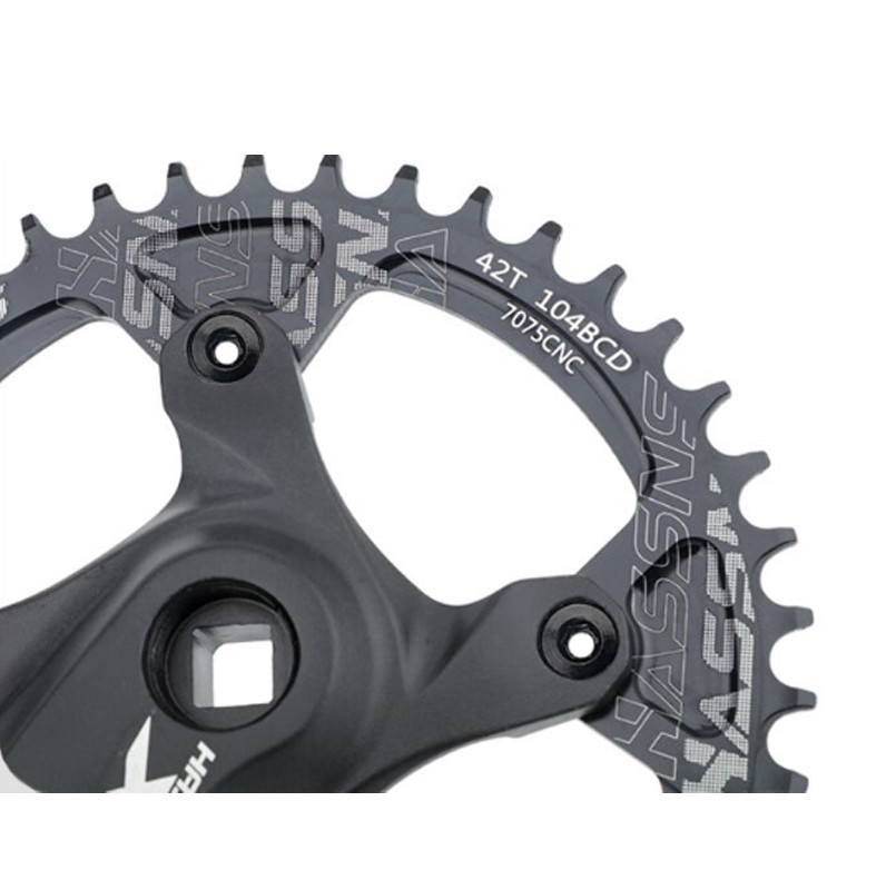 Велосипедный шатун Hassns XT 38 зубов 170 мм разборной Бровары - изображение 8