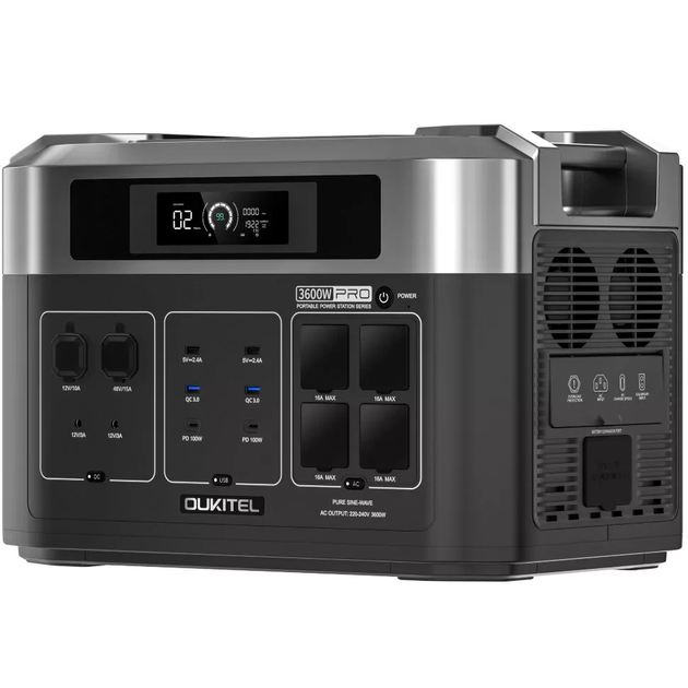 Зарядная станция Oukitel BP2000 Pro 3600w 2048wh Power Bank Type-C USB DC AC Винница - изображение 5
