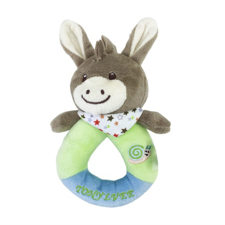 М`яка іграшка-брязкальце "Віслюк" TM Tony Lvee MGZ-1217-3 Вінниця - фото 1