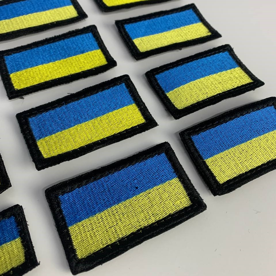 Шеврон на липучці, нашивка прапор України 7х4 см, якісна військова нашивкаMasterSem Київ - фото 4