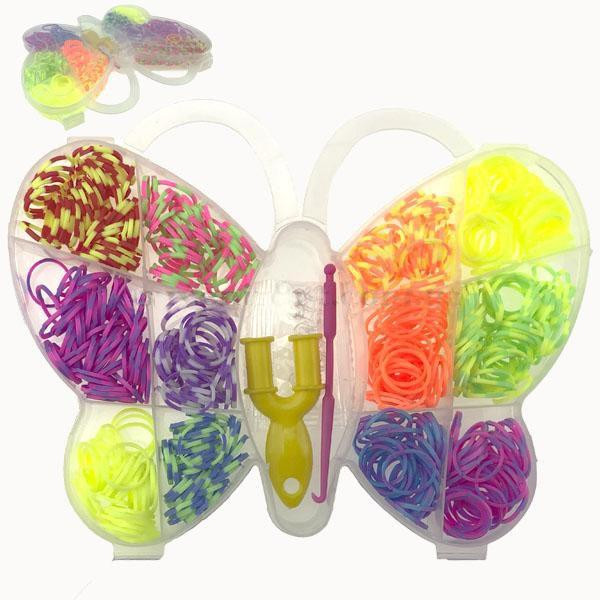 Гумочки для плетіння браслетів Метелик Київ - фото 1