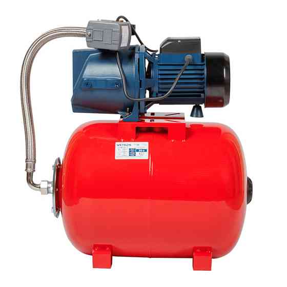 Wetron Станция 1.1кВт Hmax 45м Qmax 85л/мин (самовсасывающий насос) 50л Украина WETRON (775035/ Коломия