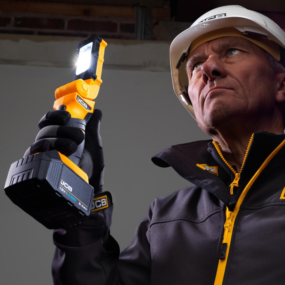 Лампа світлодіодна акумуляторна 18V, 220 Lum, головка поворотна 270град, без акумулятора JCB-18IL-B-Е Одесса - изображение 8