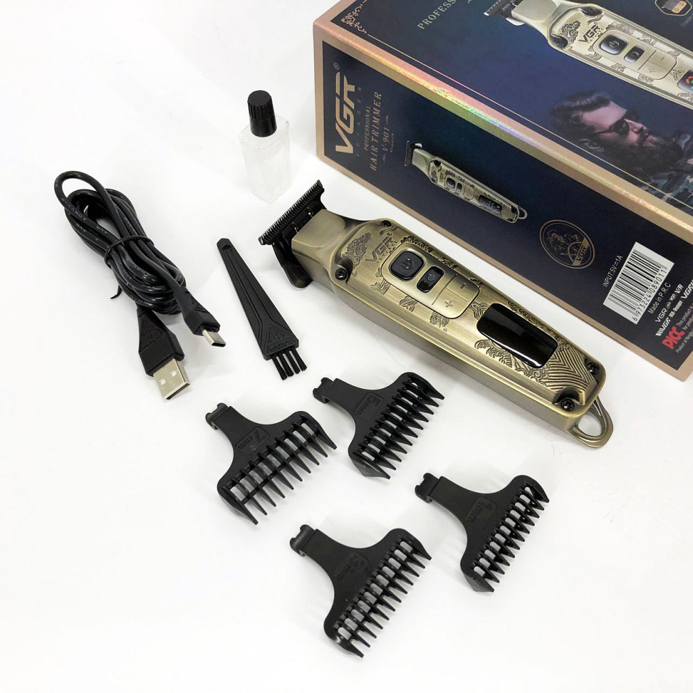 Машинка для стрижки волосся домашня VGR, Бездротові машинки для стрижки легкі Машинка підстригання JA-46 Київ - фото 1