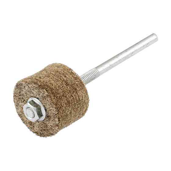 Насадка полірувальна MASTERTOOL з натуральної повсті м'яка для дриля 25 мм Ø 30 мм набір 6 шт 08-9330 Коломыя