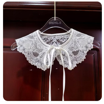 Воротник съемный ажурный белый Киев - изображение 1