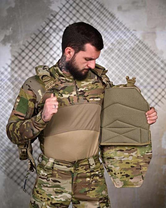 Плитоноска 4 точки швидкого скидання з рюкзаком senger мультикам ПП8152 Одеса - фото 8