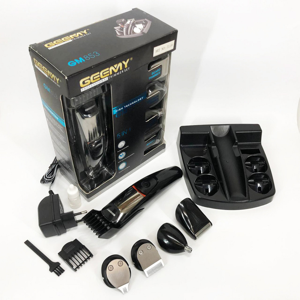 Машинка для стрижки с мощным аккумулятором, Профессиональный беспроводной триммер MI-36 Львов - изображение 1