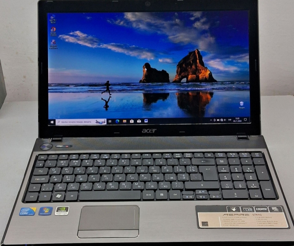 Ноутбук ACER 5741G ( i3/4x2.26) Новый Аккумулятор. Киев - изображение 1