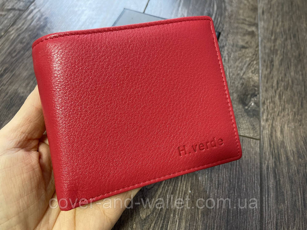 Маленький шкіряний жіночий гаманець на магнітах із затиском Helen Verde Київ - фото 9