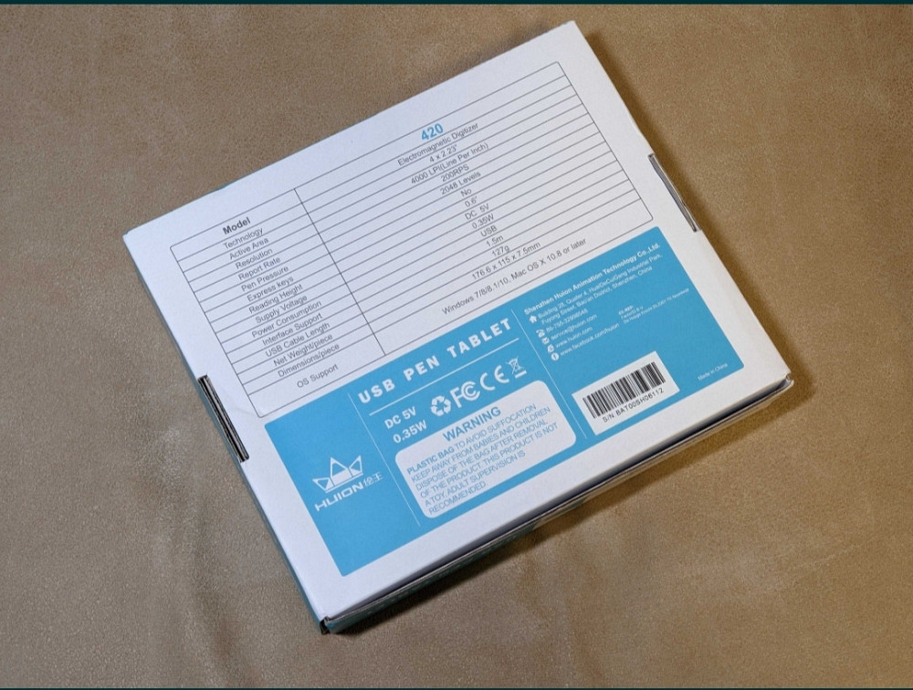 Графический планшет Huion H420 для рисования - НОВЫЙ. Харьков - изображение 3
