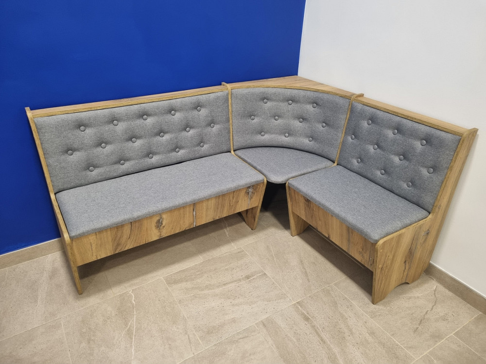 Куточок на кухню зі столом 154х114 см Дуб Флагшток ( комплект куток та стіл без табуреток!) Львів - фото 9