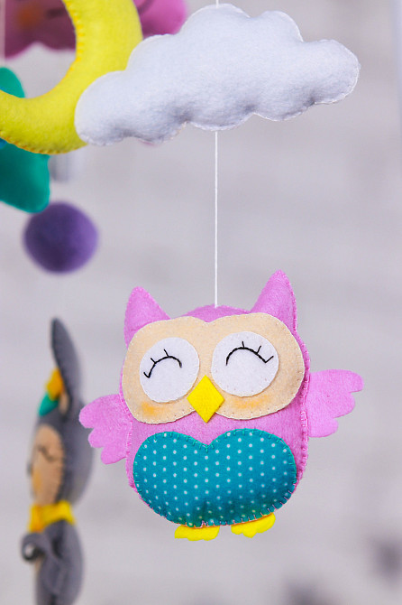 Музичний мобіль WoolyFox «Сонячні сни» з 35 мелодіями Київ - фото 4