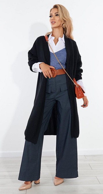 Вільний полегшений кардиган (50-54) Київ - фото 1