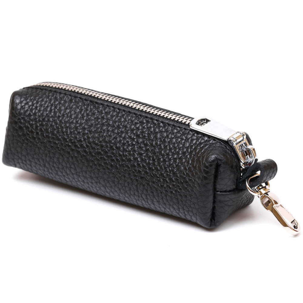 Шкіряна ключниця унісекс Shvigel 16536 Чорний Київ - фото 2