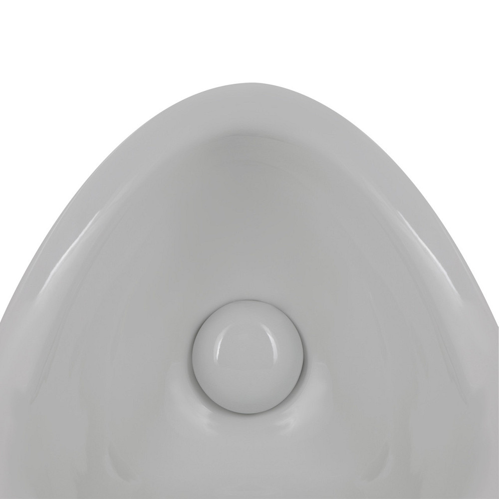 Пісуар підвісний Qtap Crow з краном-дозатором 390х330х660 White QT0588112HW Київ - фото 16