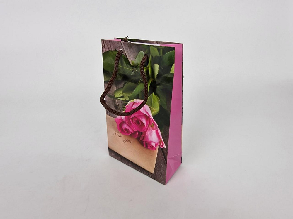 Пакет паперовий подарунковий малий 11/18/5 (арт М039) (12 шт.) Харків - фото 1