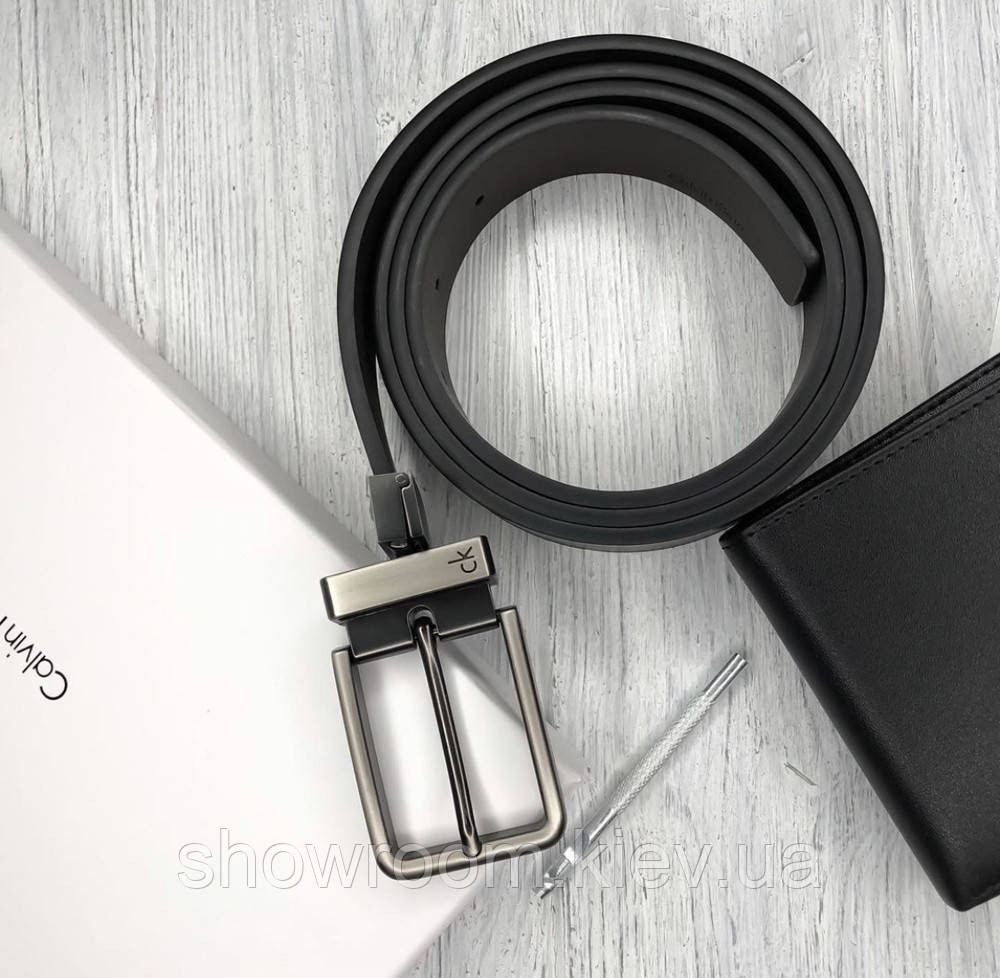 Чоловічий подарунковий набір портмоне та ремінь (461) Київ - фото 4