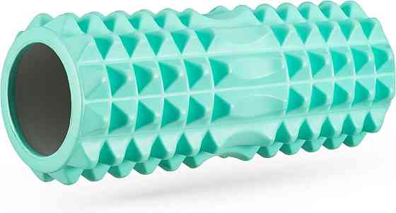 Массажный ролик Gymtek для йоги и фитнеса EVA 33*11см мятный Киев