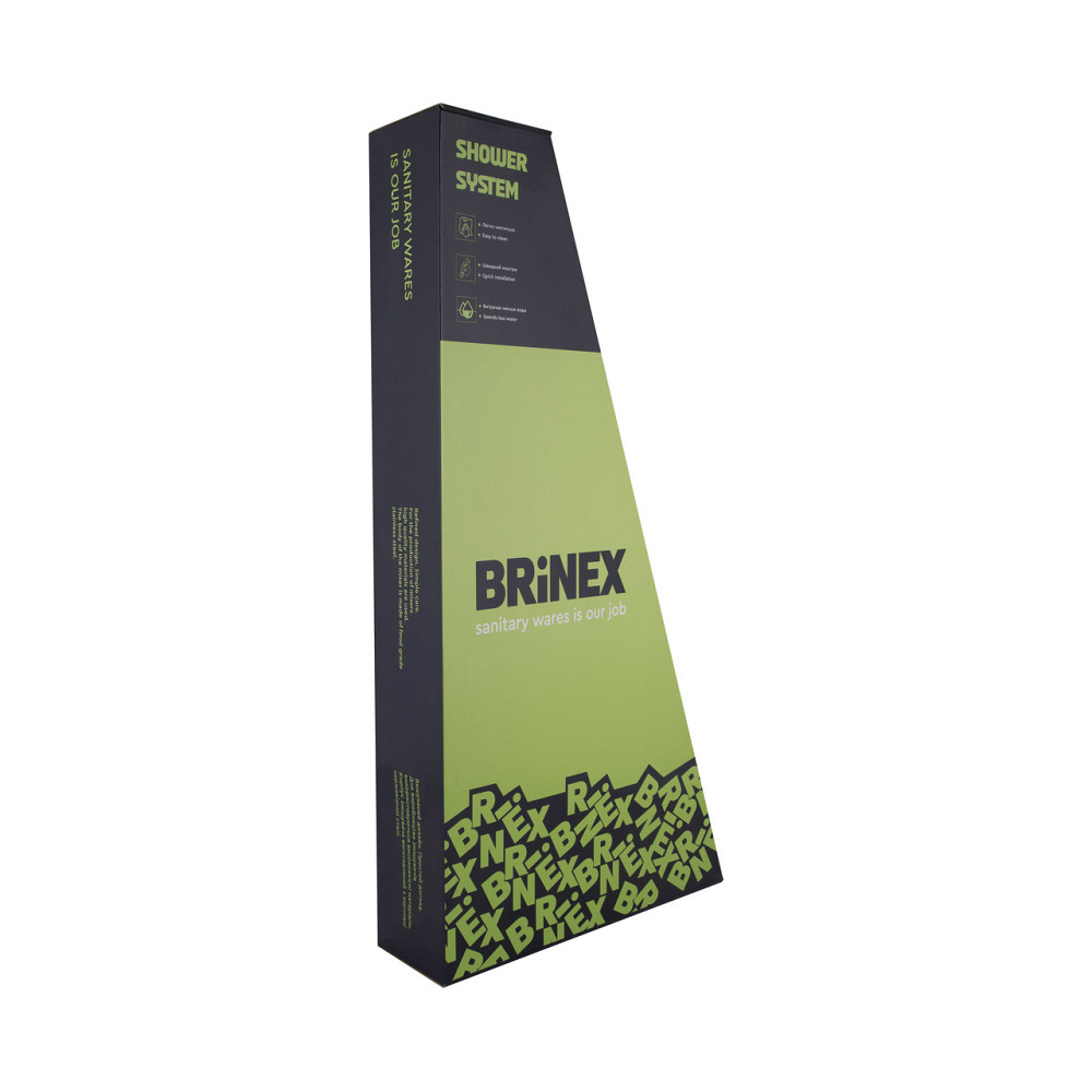 Душевая система универсальная Brinex Pure 1030 на 3 потребителя Nickel BRIPUR1030NKL Киев - изображение 19