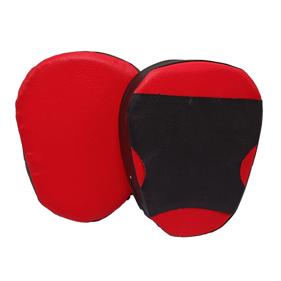 Детские боксерские Лапы 2088, 2 штуки, черно-красные Винница - изображение 2