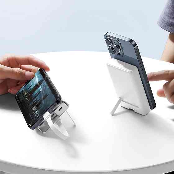 УМБ Joyroom Magnetic Wireless 10000mAh JR-PBM01 20W QC,  USB-C In/Out White Винница