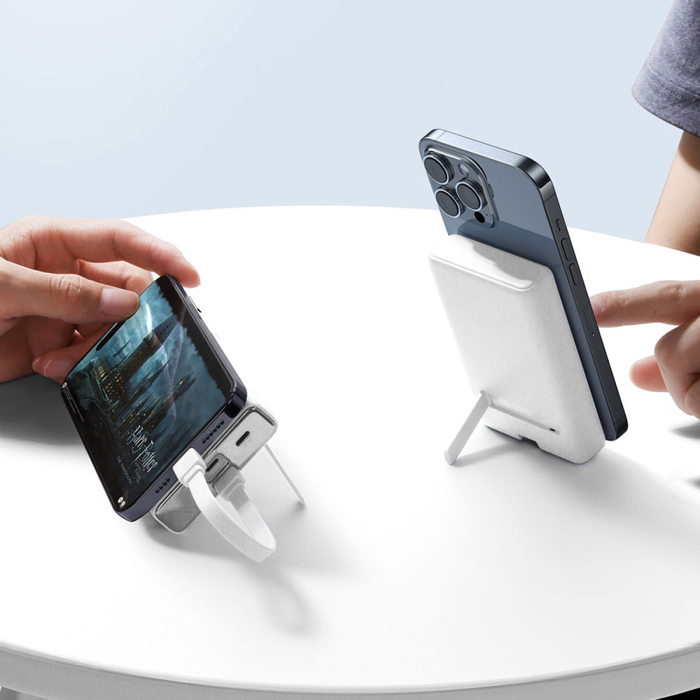 УМБ Joyroom Magnetic Wireless 10000mAh JR-PBM01 20W QC,  USB-C In/Out White Винница - изображение 2