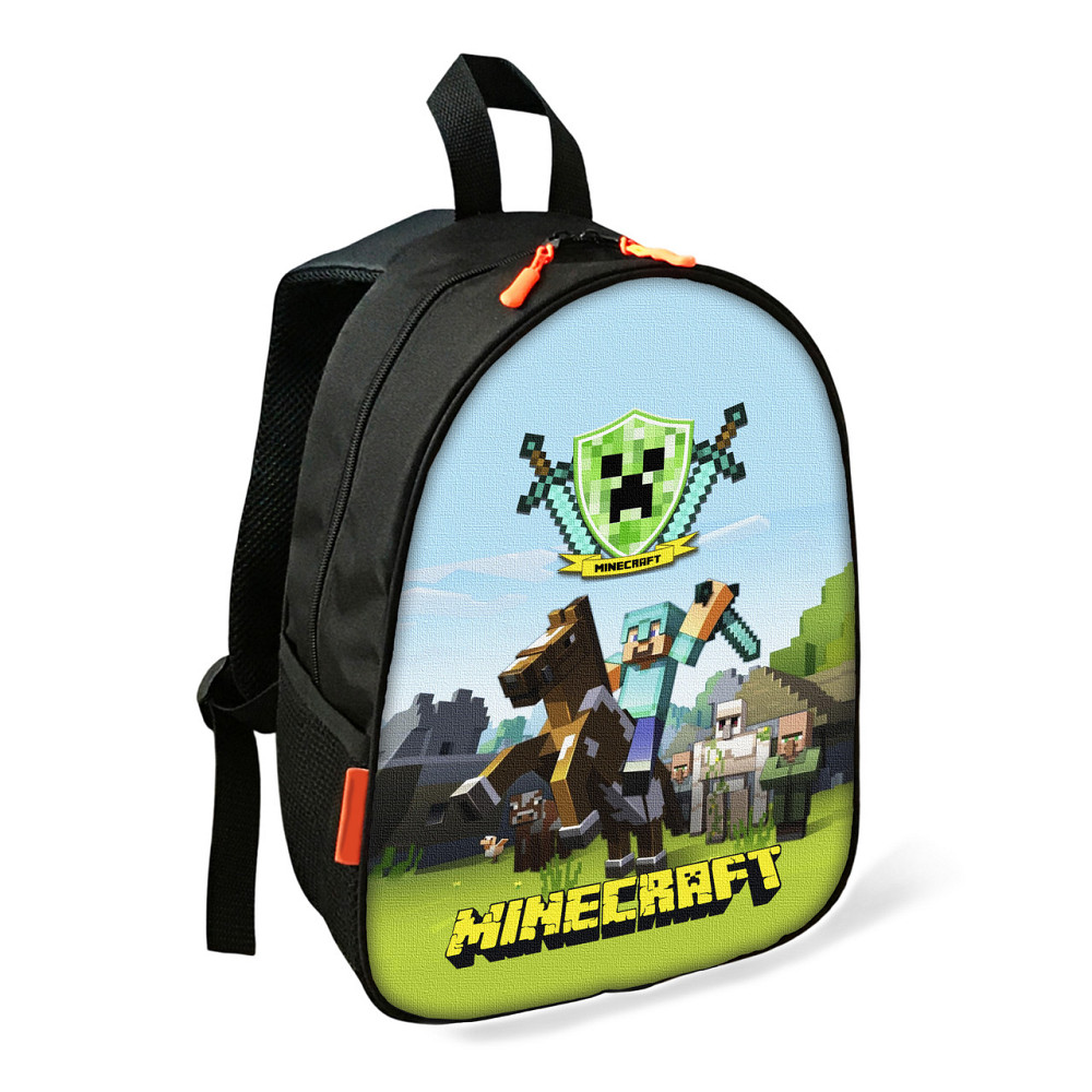 Рюкзак Minecraft Стів  дитячий шкільний/міський 34х27х13 см для хлопчика (02417) Київ - фото 1