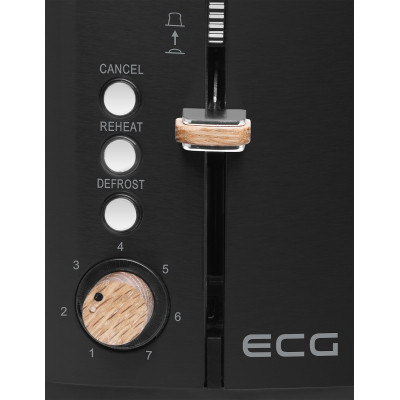 Тостер ECG ST 2768 Timber Black Винница - изображение 11