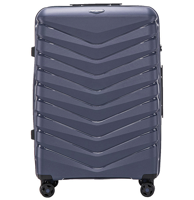 Валіза поліпропіленова WINGS PHX01 велика 75 см синя Київ - фото 2