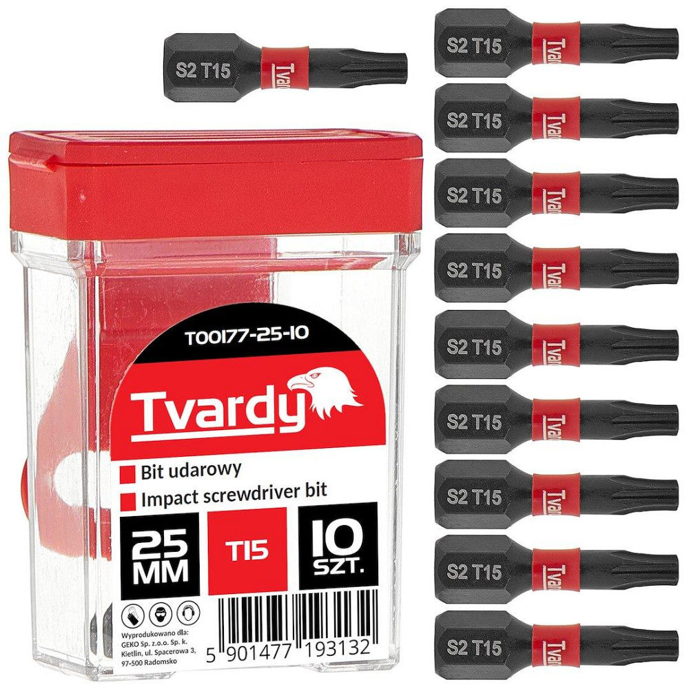 Біта удана "Tvardy" Torx T15 x 25мм Киев - изображение 1