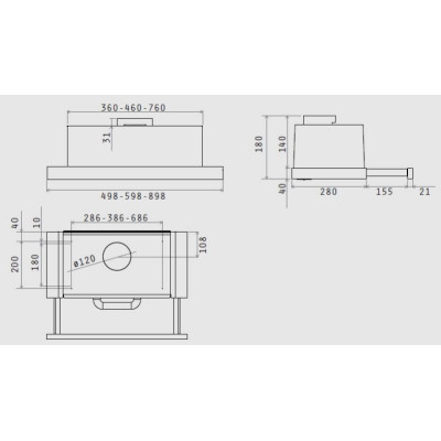 Вытяжка кухонная Elica TT14 LUX WH/A/60 Винница - изображение 6