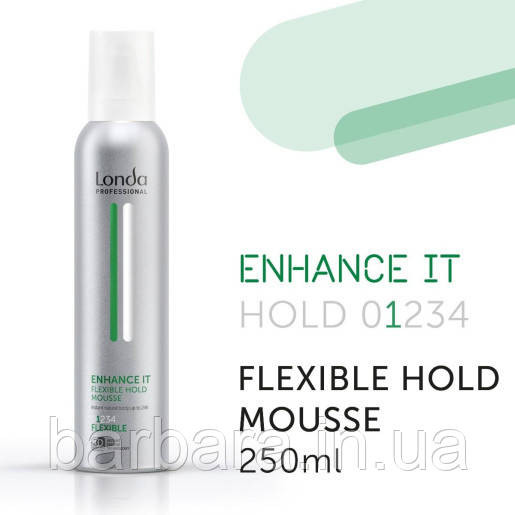 Пена для волос нормальной фиксации Enhance It Mousse Londa Prof (фикс 1) 200 мл Киев - изображение 1