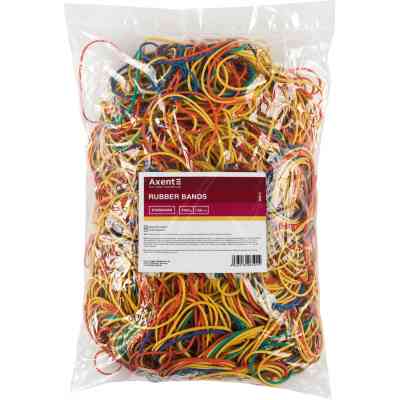 Резинки для грошей Axent Standard кольорові, 1000 г (D4613) Вінниця