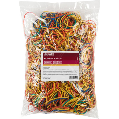Резинки для денег Axent Standard цветные, 1000 г (D4613) Винница - изображение 2