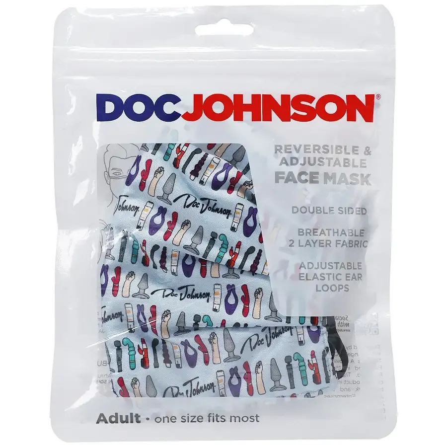 Гігієнічна маска Doc Johnson DJ Reversible and Adjustable face mask Львов - изображение 4
