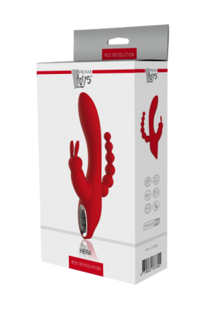 Вібромасажер потрійний Dream toys RED REVOLUTION HERA Sex Aura Київ