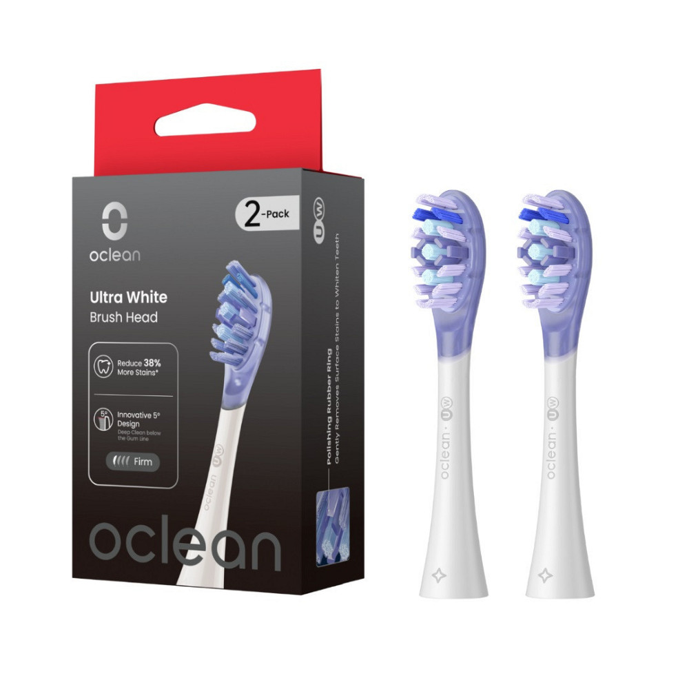 Насадка для зубної електрощітки Oclean Ultra White UW03 2 шт (6970810556995) ( Black ) Харків - фото 1