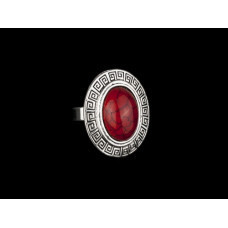 Овальный перстень с натуральным камнем Киев - изображение 1